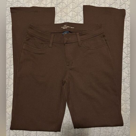 Faded Glory Chocolate Bootcut Pants - Picture 1 of 4